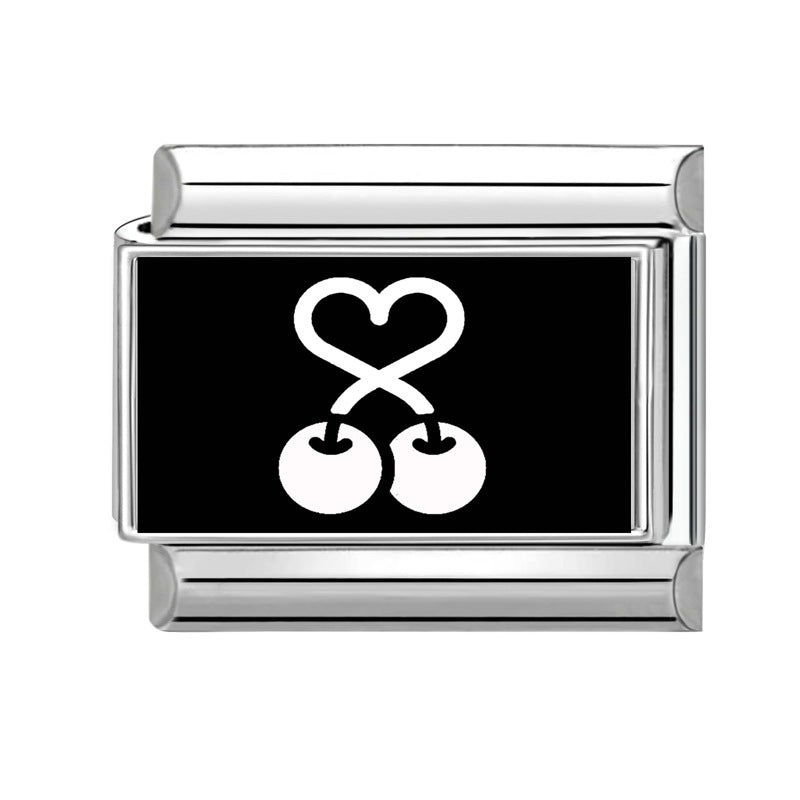 Wholesale  9mm Italian Charm Starter Bracelets DIY square Single Section Creative Stainless Steel Composable Bracelet
