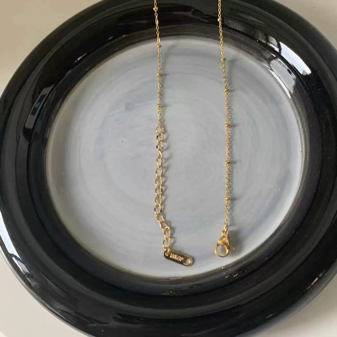 Wholesale Cross chain box chain snake bone chain titanium steel plated 24k golden sunflower clavicle chain