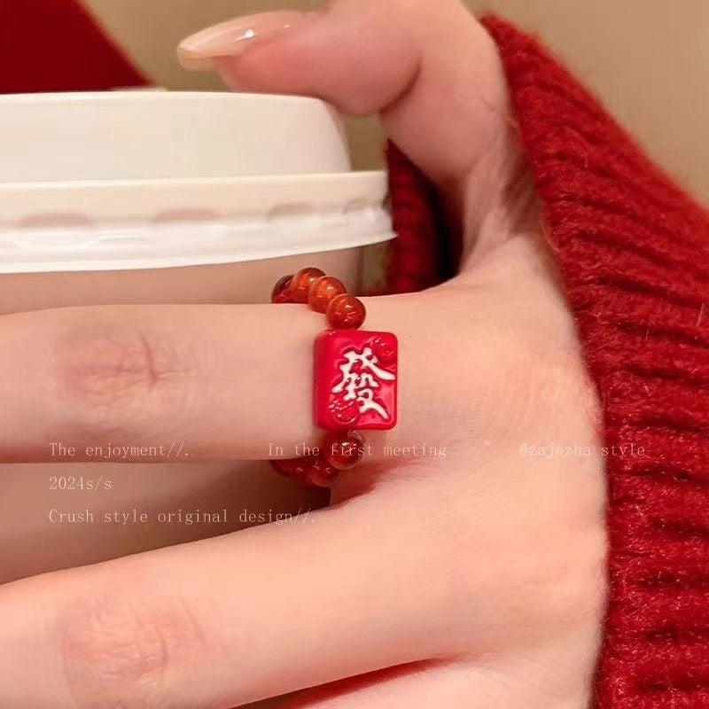 Wholesale Acrylic Flower Ring in Violet Purple - Fashion Accessory for Women,  Cute Stackable Ring,  Boutique Resale Jewelry