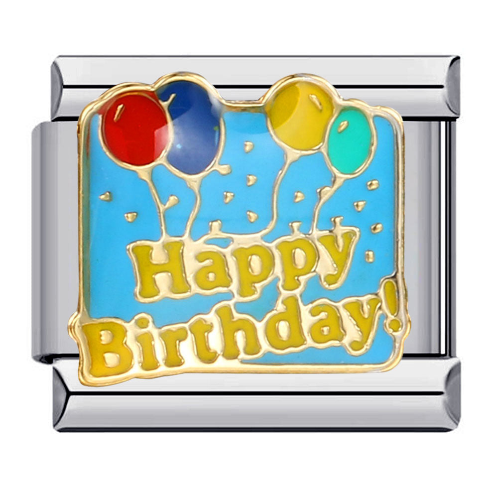 Wholesale Italian Module Dessert Cake Element Bracelet Stainless Steel Welding Oil Dropping DIY  Bracelet