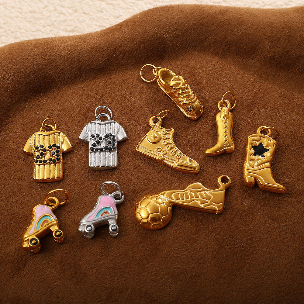 Wholesale Various Shoe Stainless Steel Pendants
