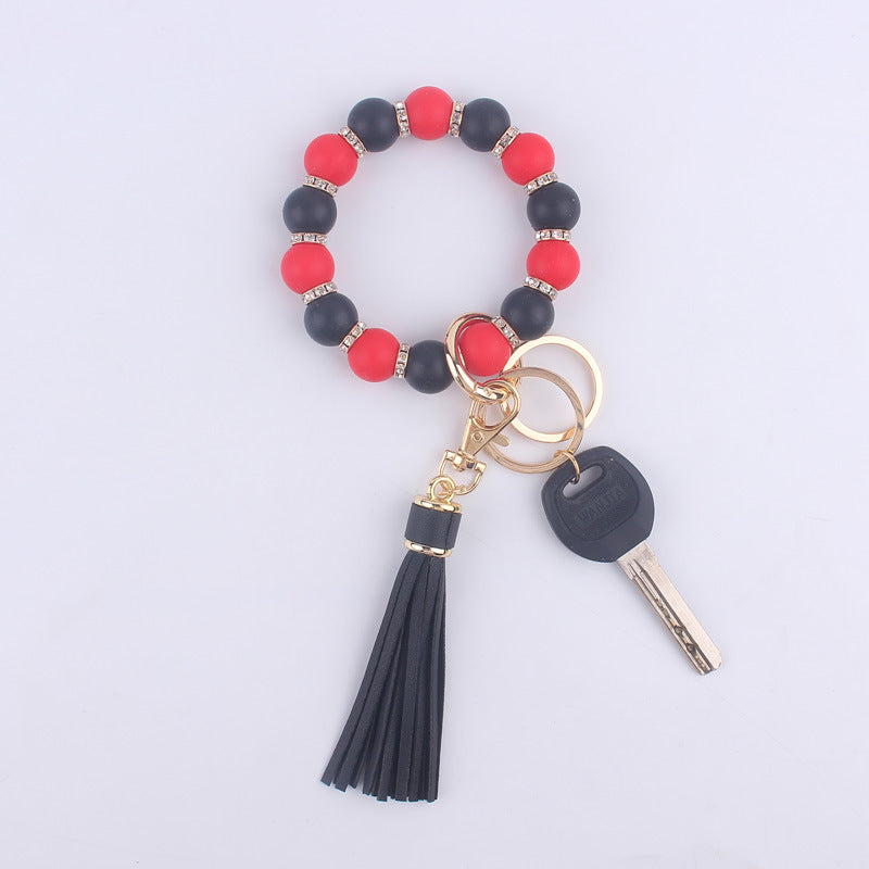 Wholesale Silicone Bracelet Wrist Keychain