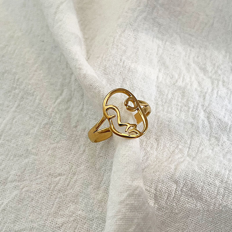 Wholesale stainless steel open facial makeup ring