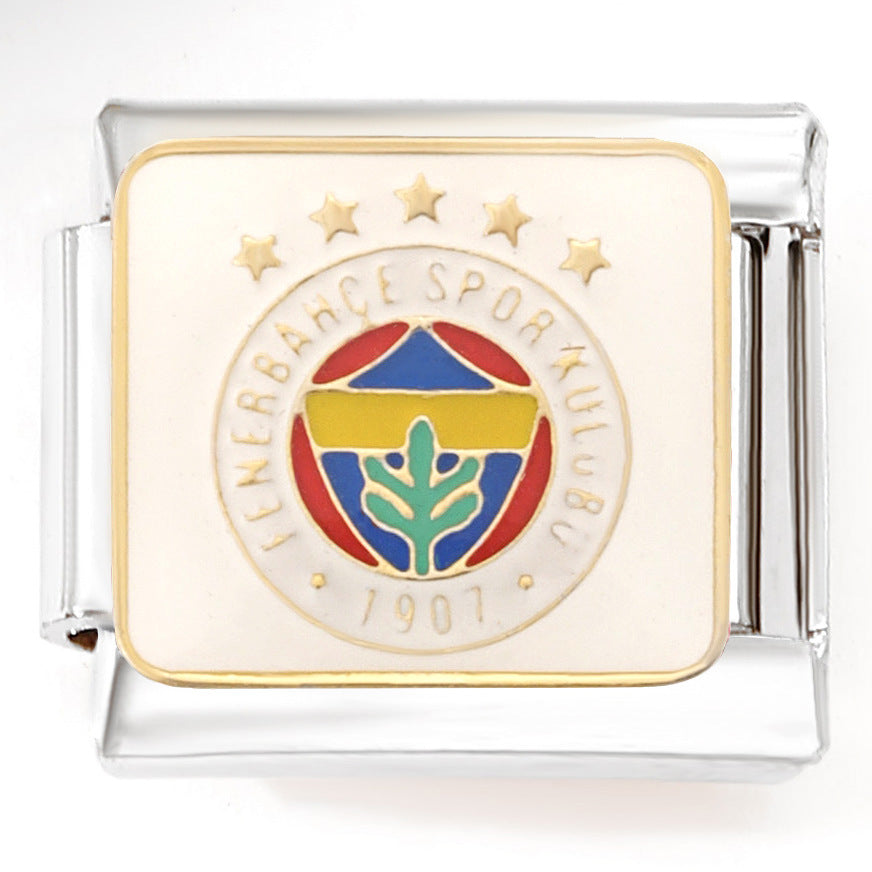 Wholesale Italian Charm Bracelet 9mm DIY Splicing Egyptian Desert Series Stainless Steel Composable Bracelet