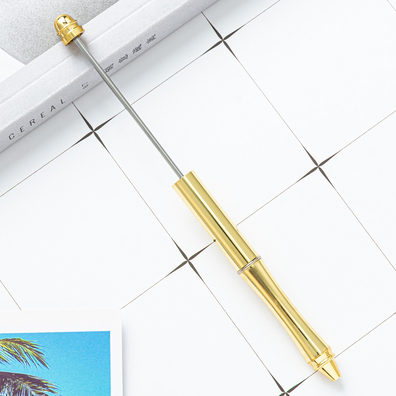 Wholesale Beadable Pens Metal Gradient Color DIY Bead Pens ACC-PN-HuaH052