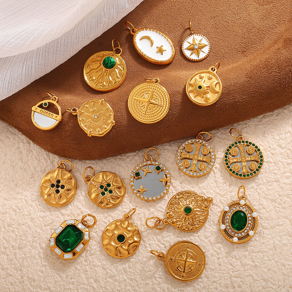 Wholesale Diamond-Encrusted Oil-Dropping Star Pendants Can Be DIY Bracelets and Necklaces