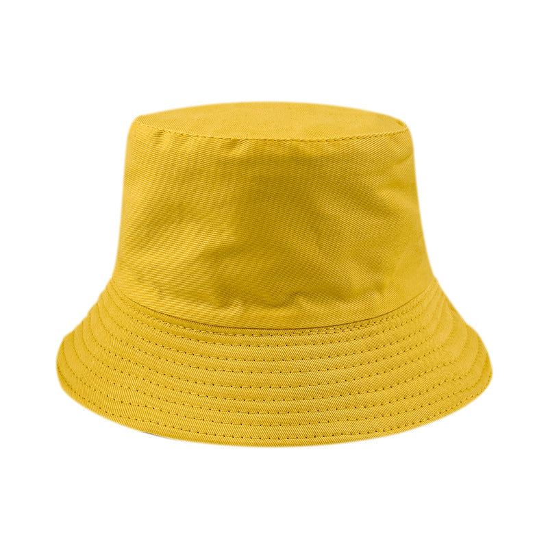 Wholesale Double-sided sun protection embroidered logo Bucket Hat