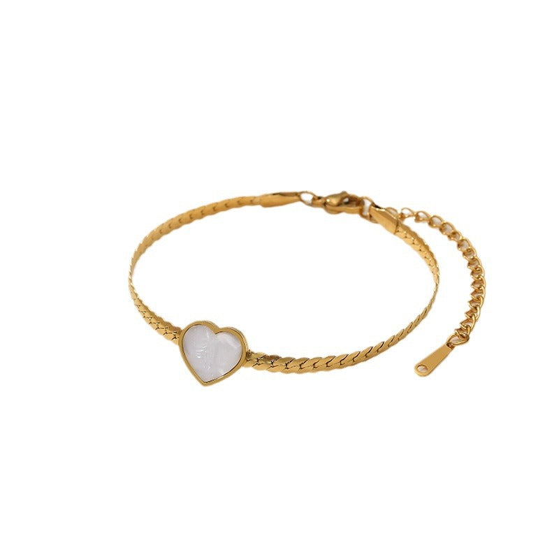 Wholesale French Retro Snake Bone Chain Titanium Steel Bracelet – Stylish Jewelry Accessory for Everyday Wear Gift