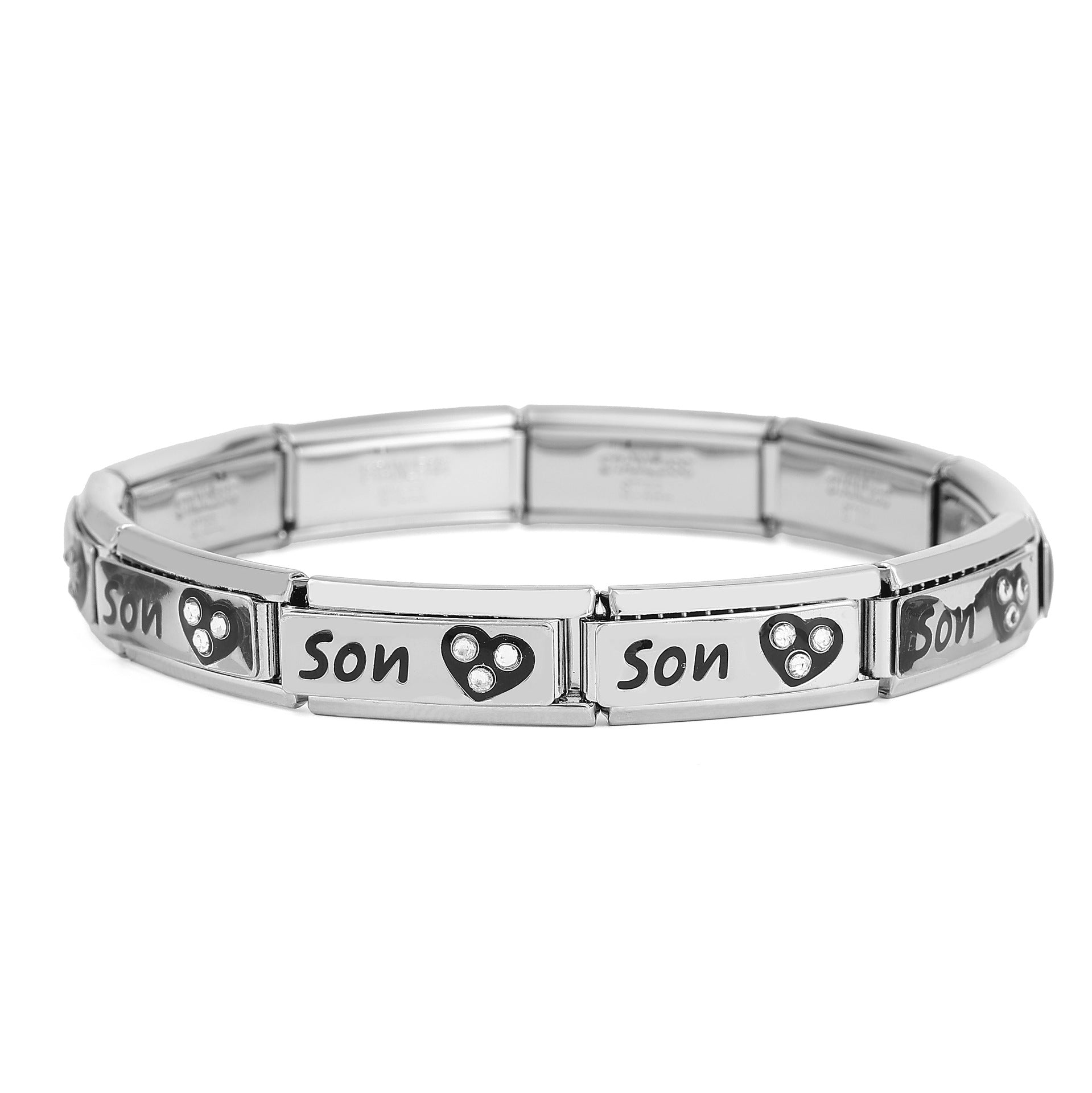 Wholesale Italian Charm Bracelet 9mm DIY Splicing Removable Stainless Steel Composable Bracelet