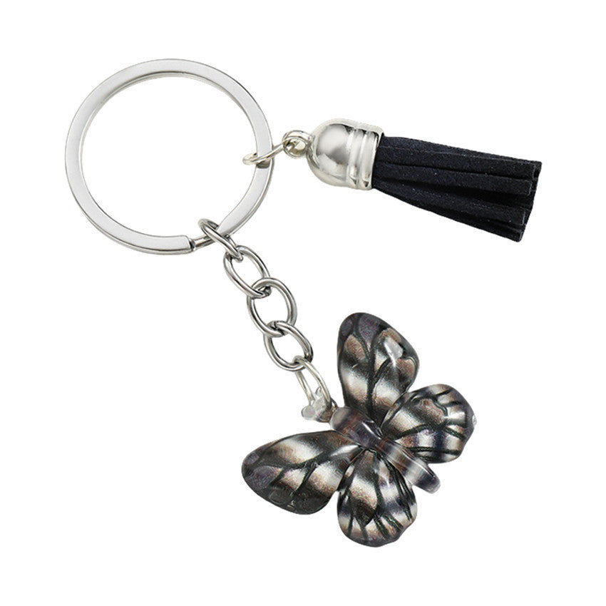 Wholesale  Colorful Spotted Butterfly Keychain