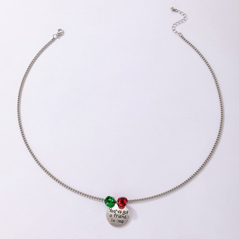 Wholesale Christmas Series Snowman Sock Pendant Necklaces ACC-NE-YongGe005
