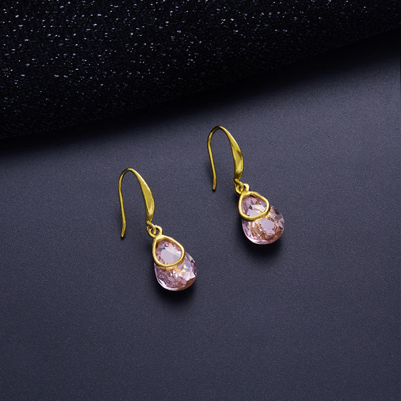 Wholesale  Light Luxury Simple Earrings Design Niche Jewelry suit