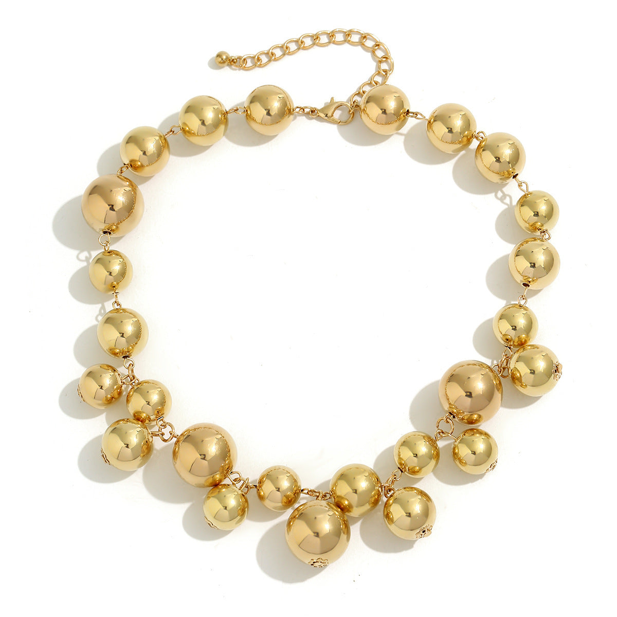 Wholesale  exaggerated large beads short collar necklaces