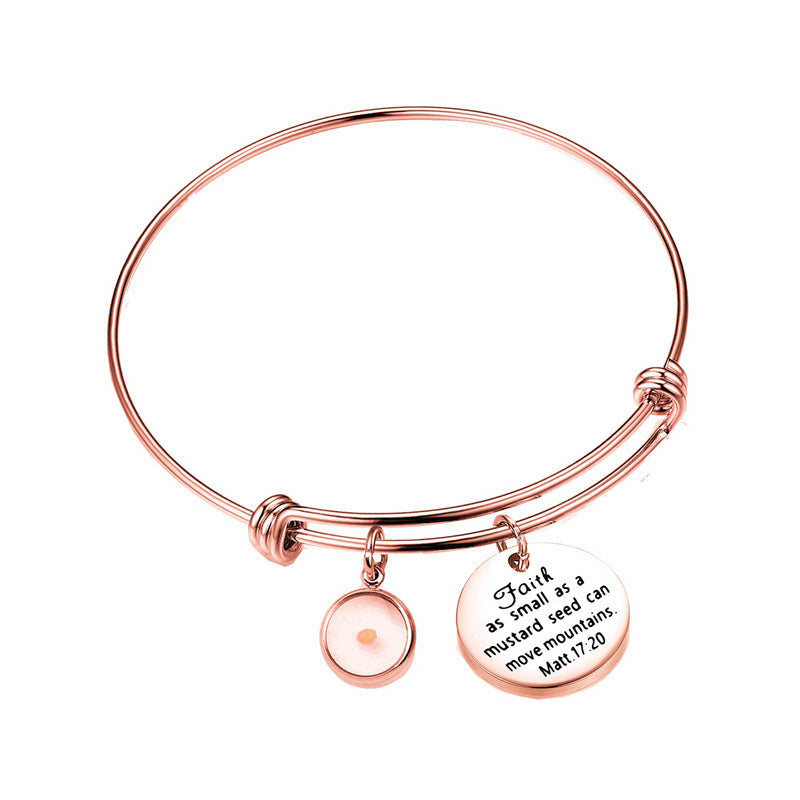 Wholesale Stainless Steel Letter Bracelet