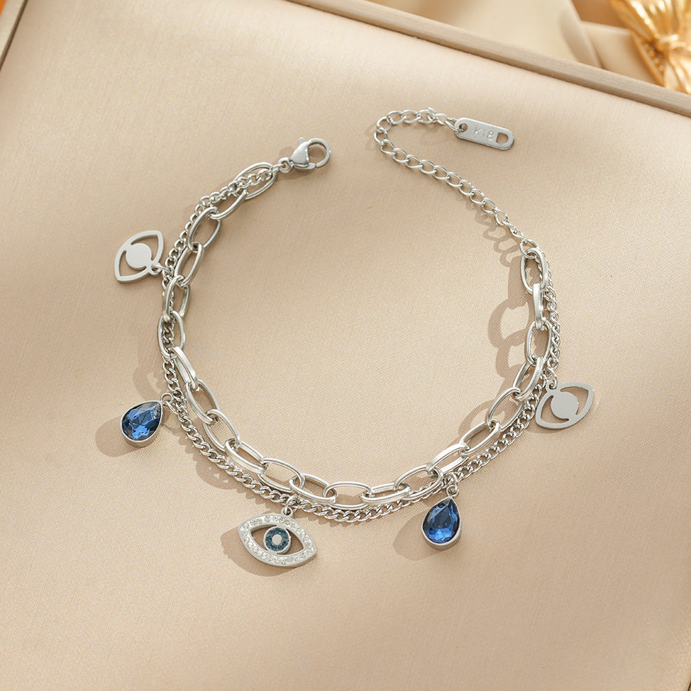 Wholesale personality devil' s eye bracelet