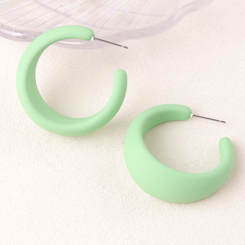 Wholesale  Colorful Candy Color Exaggerated Earrings