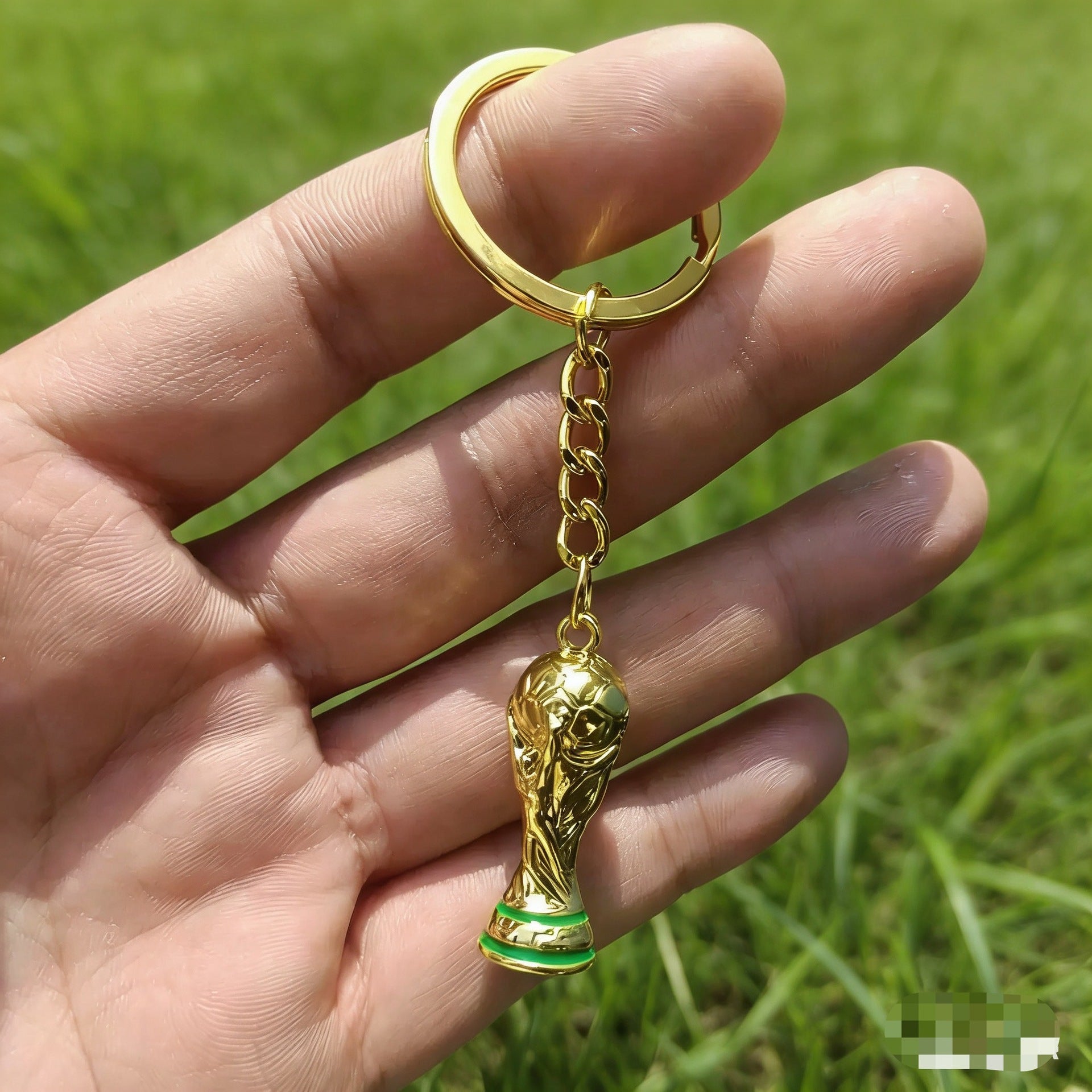 Wholesale 2026 World Cup Trophy Keychain Commemorative Football Fan Gift Car Key Accessory