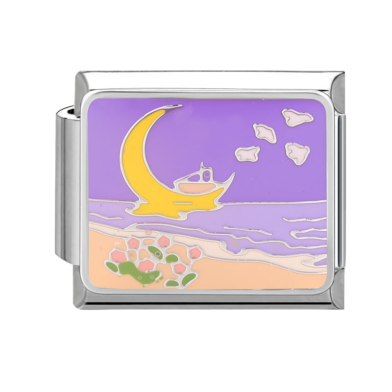 Wholesale Italian modular bracelet cartoon pet DIY