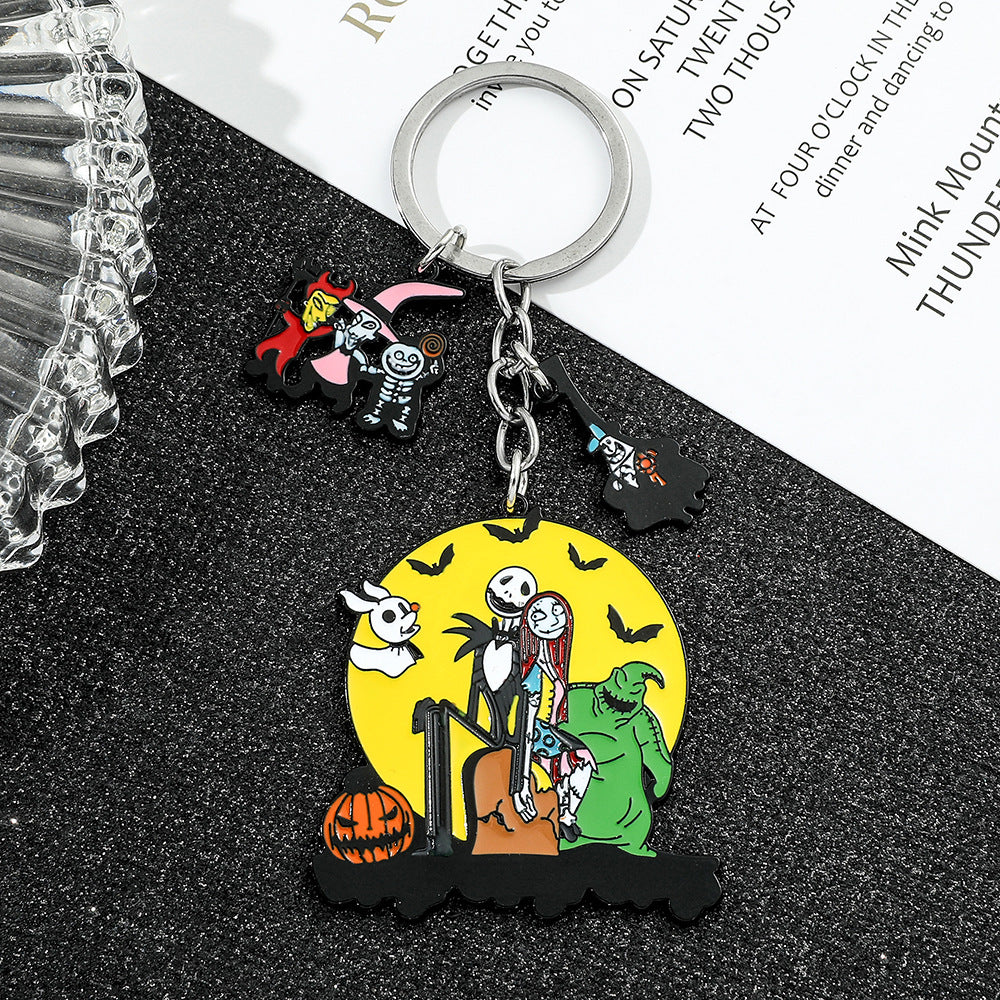 Wholesale Halloween Cartoon Anime Metal Keychains ACC-KC-YBY002
