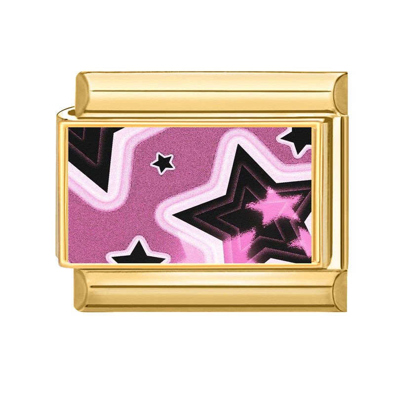 Wholesale 9mm Italian Charm Starter Bracelets DIY square Single Section Creative Stainless Steel Composable Bracelet