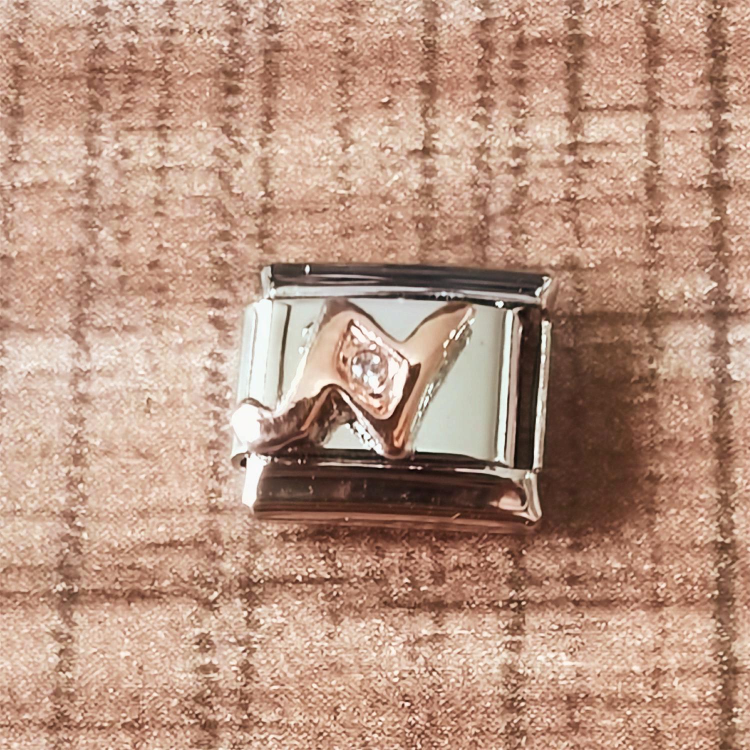 Wholesale Italian Charm Bracelet 9mm DIY Splicing Removable Stainless Steel Letter Composable Bracelet ACC-BT-XY067