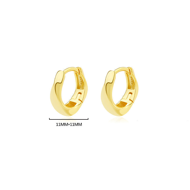 Wholesale Vintage Braided Earrings Round Twist Earrings