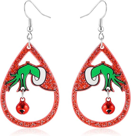 Wholesale Christmas jewelry  acrylic earrings