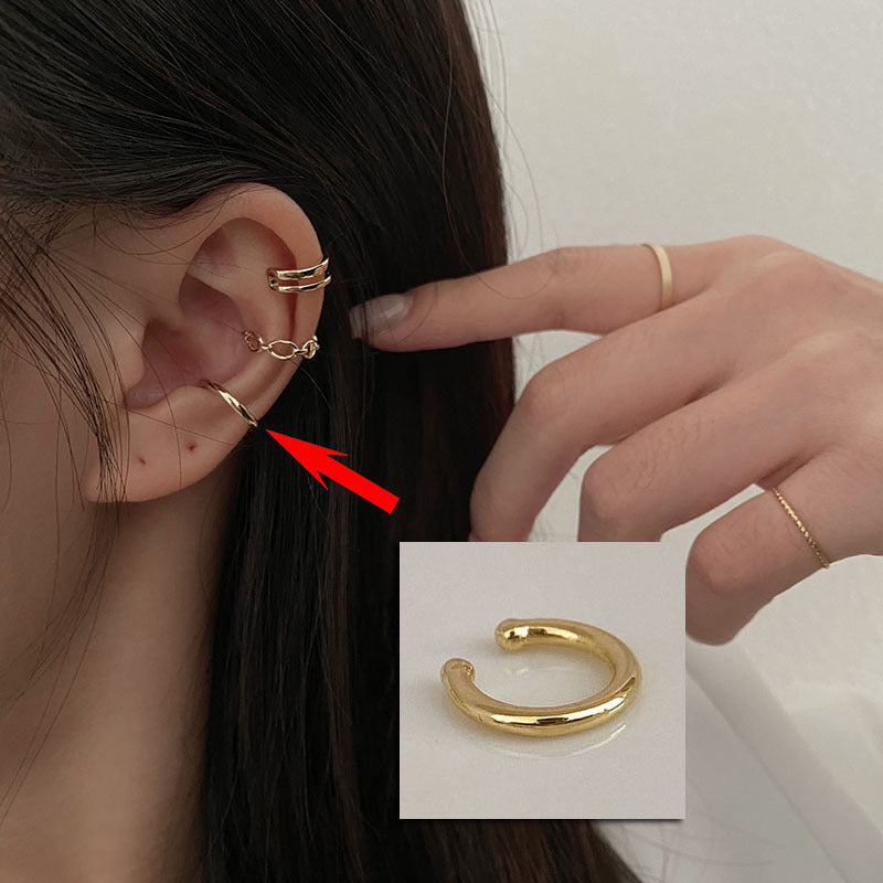 Wholesale Silver Plated Clip On Earrings Retro Fairy Style Fashion Accessory for Boutique Resale