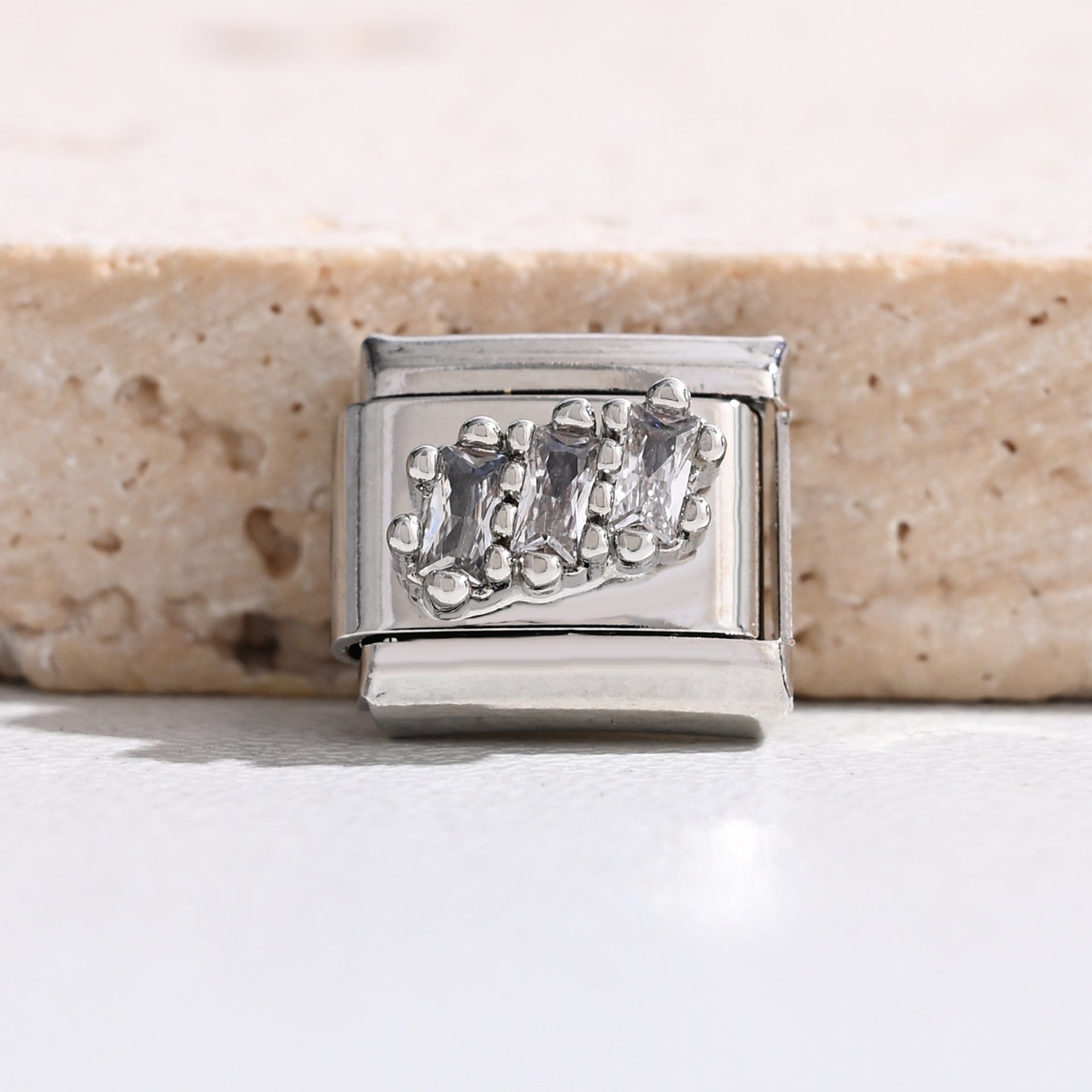 Wholesale 9mm Italian Charm Starter Bracelets DIY Butterfly Series Stainless Steel Composable Bracelet