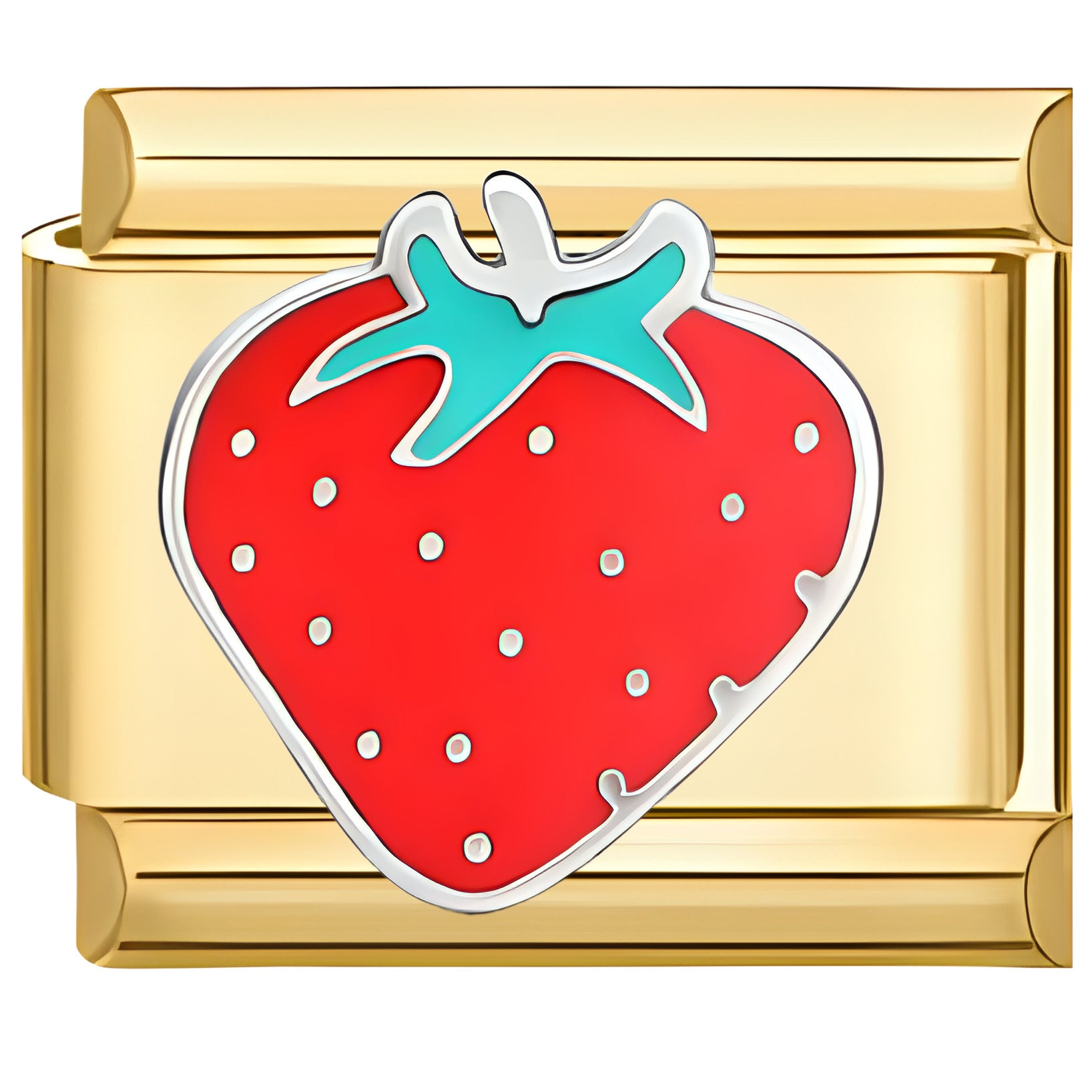 Wholesale Italian Charm Bracelet 9mm DIY Golden Fruit   Creative Stainless Steel Composable Bracelet