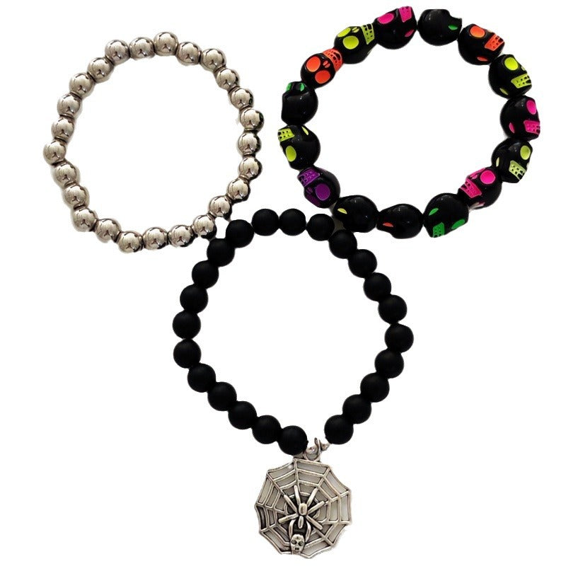 Wholesale Halloween Skull Beaded Bracelet ACC-BT-JunJie020
