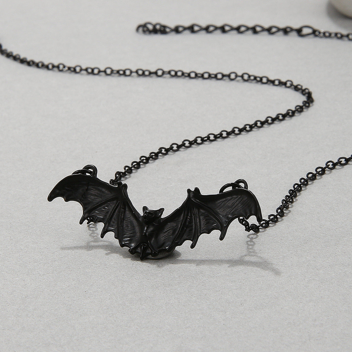 Wholesale Punk Bat Clavicle Chain Necklace  Gothic Fashion Accessory for Women Gift Boutique Resale