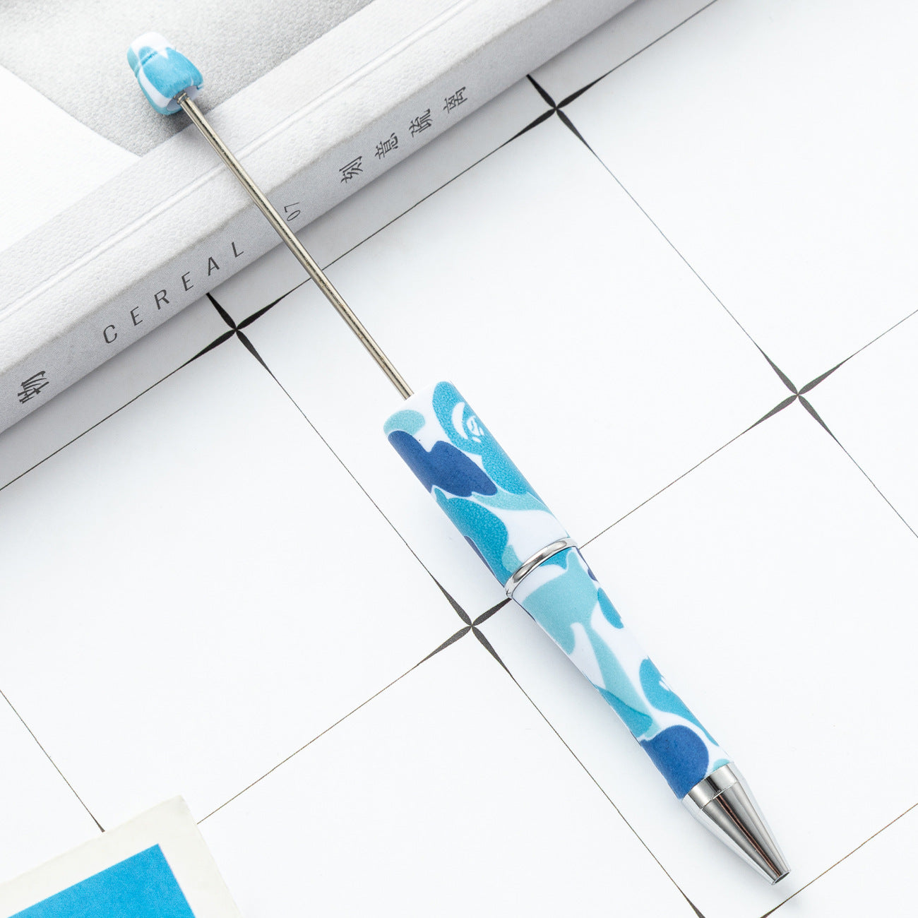 Wholesale Beadable Pens Cow Print Leopard Print Christmas Plastic Pen DIY for Beaded