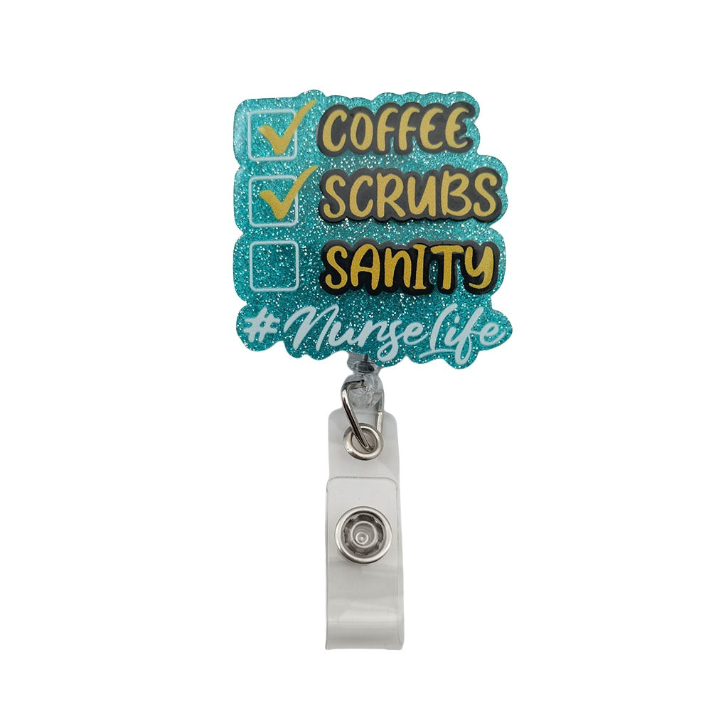 Wholesale Jesus Badge Reel Keychain