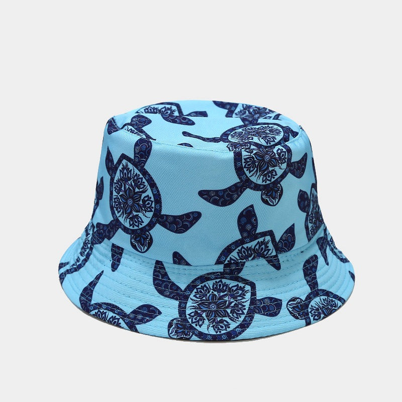 Wholesale Ocean Animal Pattern Double Sided Bucket Hat ACC-HT-LvYi008