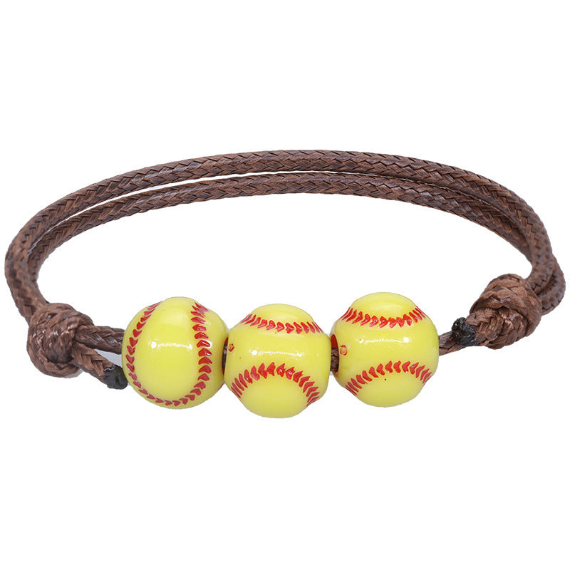 Wholesale Basketball Football Bracelet