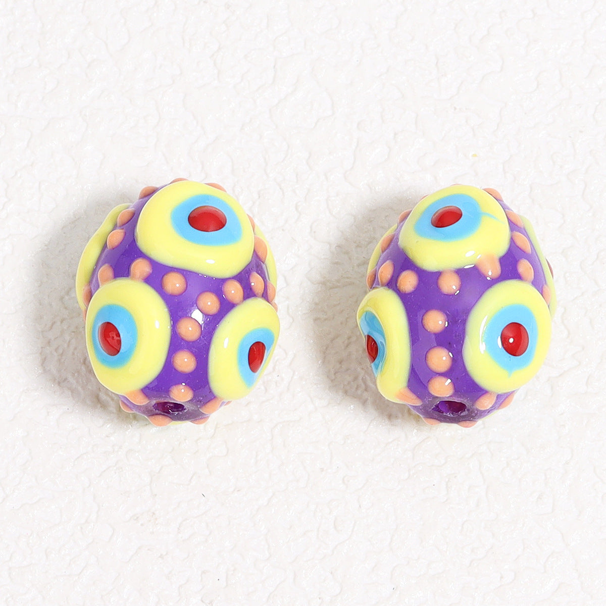 Wholesale  Hand-painted glass Focal Beads DIY Bead Accessories
