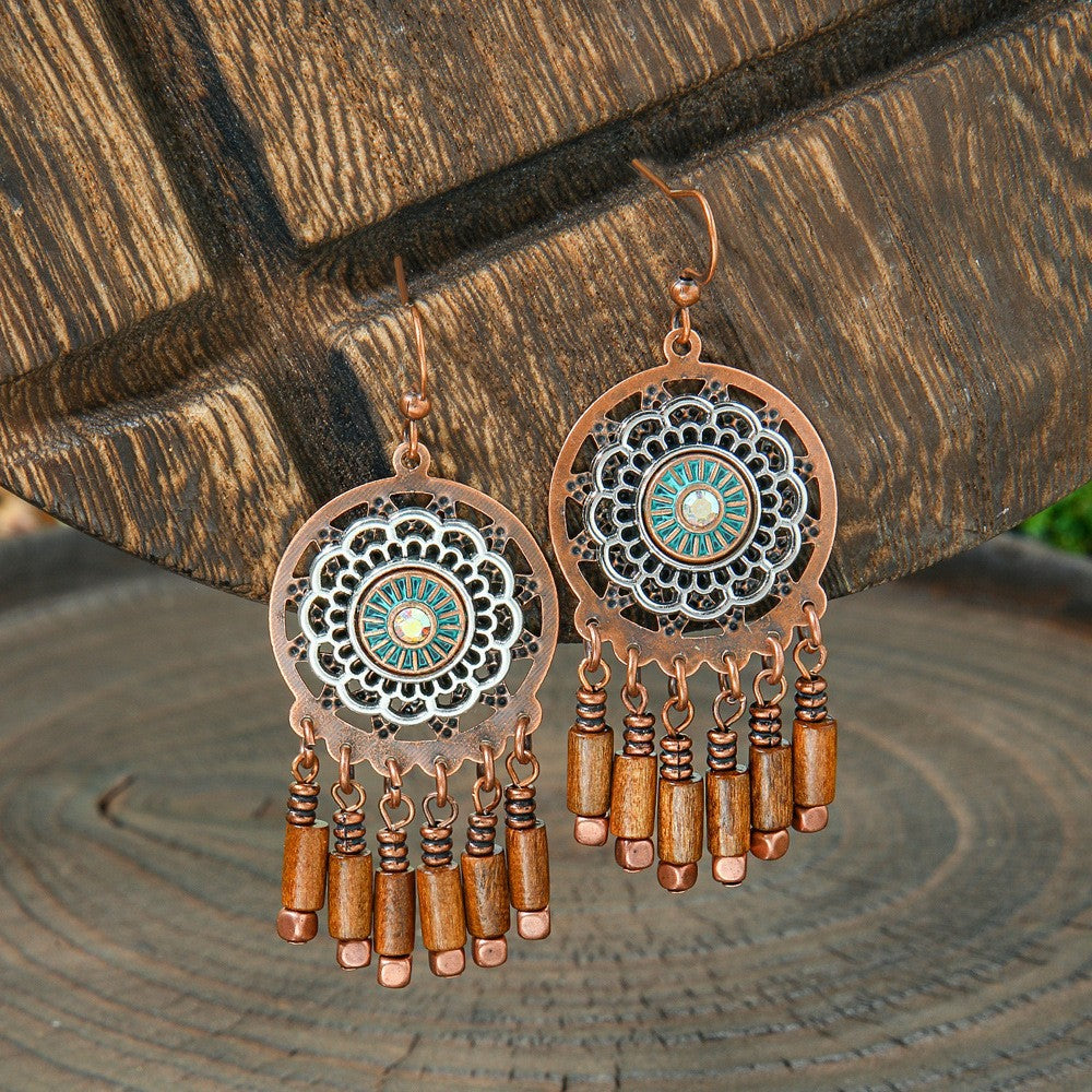 Wholesale Retro Bohemian Earrings - Chic Party Wear Jewelry Accessory
