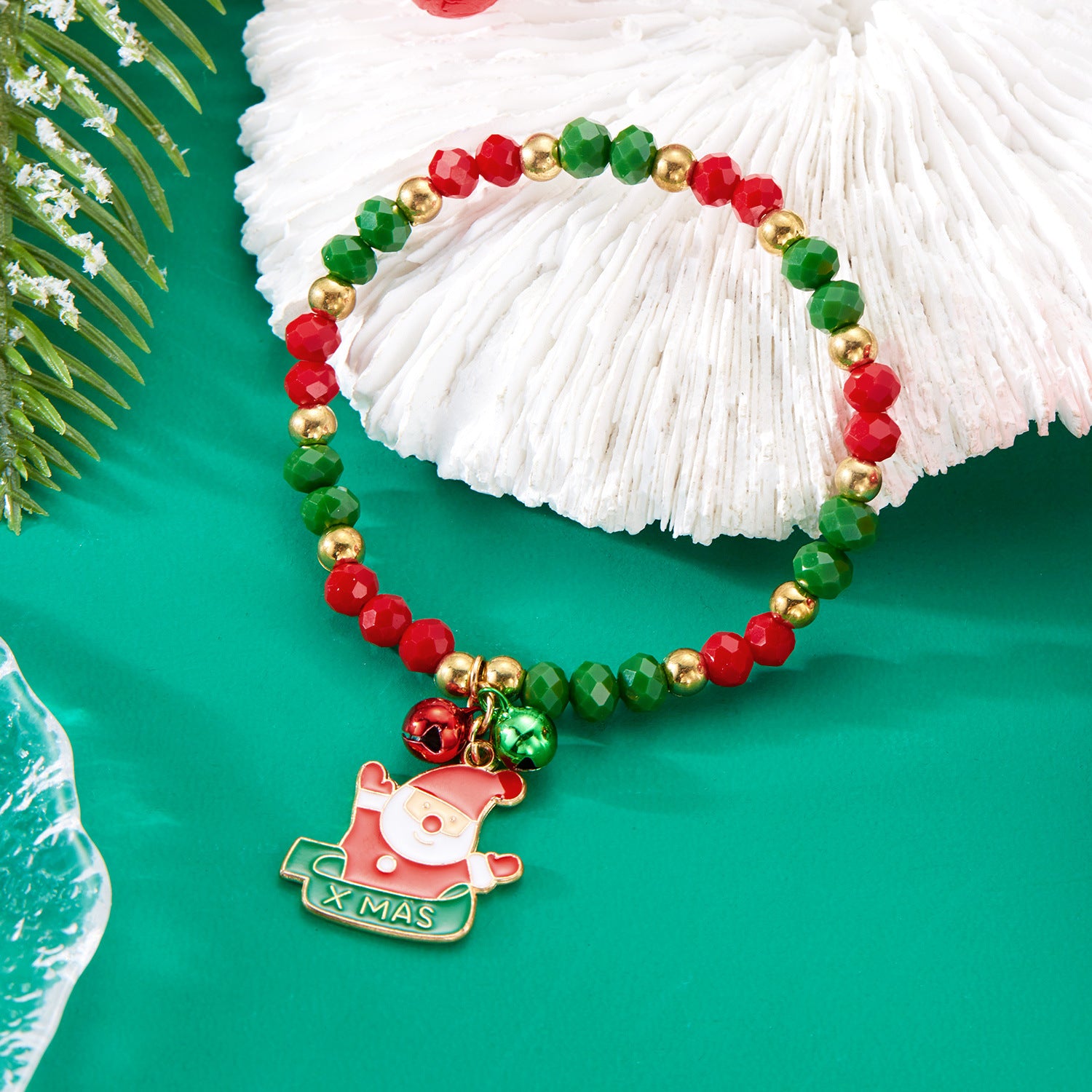 Wholesale Christmas Santa Bell Bracelet