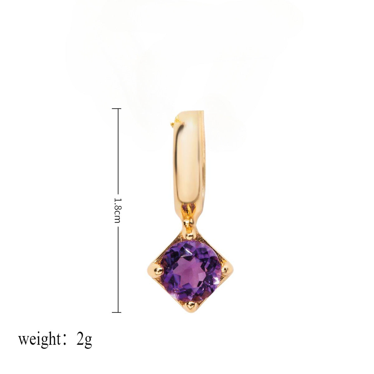Wholesale Stainless Steel Free Assembly DIY Accessories Twelve Birthstones Pendant