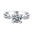 Wholesale  925 Silver Moissanite Diamond Ring
