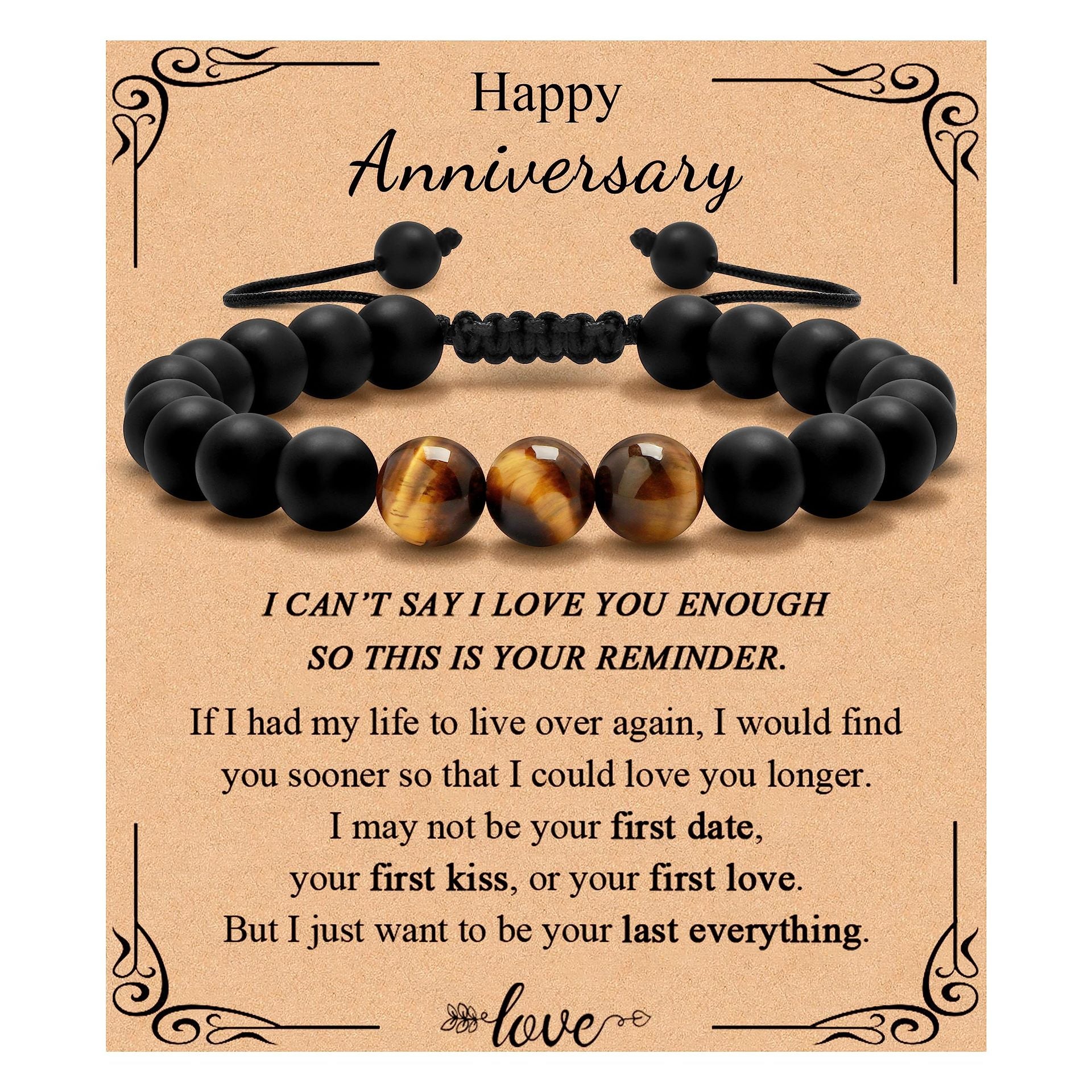 Wholesale Frosted Tiger Eye Stone Woven Bracelet