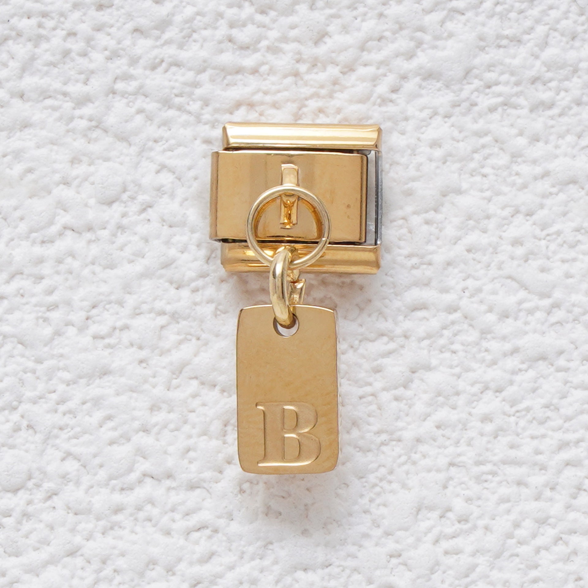 Wholesale 5pcs Italian Charm Bracelet 9mm DIY Splicing Letter Series Stainless Steel Composable Bracelet