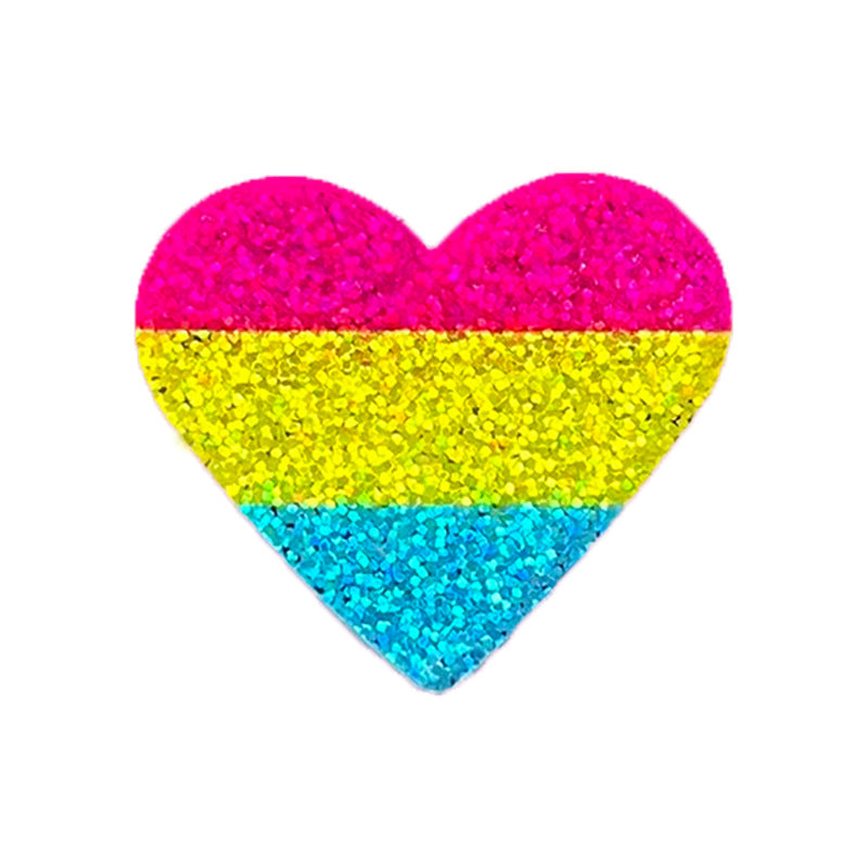 Wholesale  rainbow flag shiny love brooch