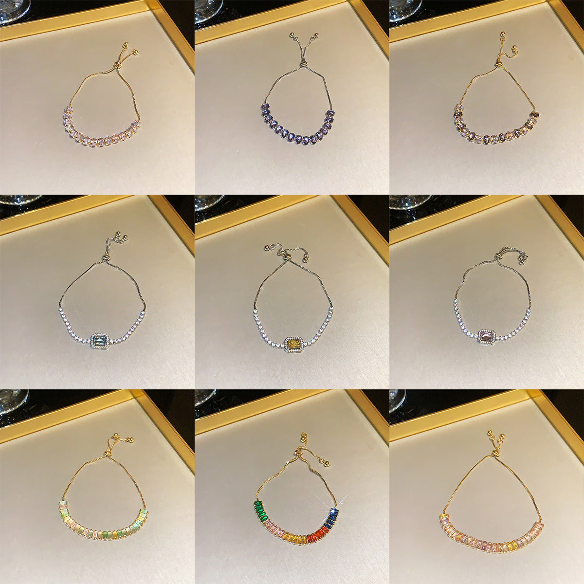 Wholesale Zircon Love Bracelet Cute Style Zircon Bracelets ACC-BT-Miaosi005