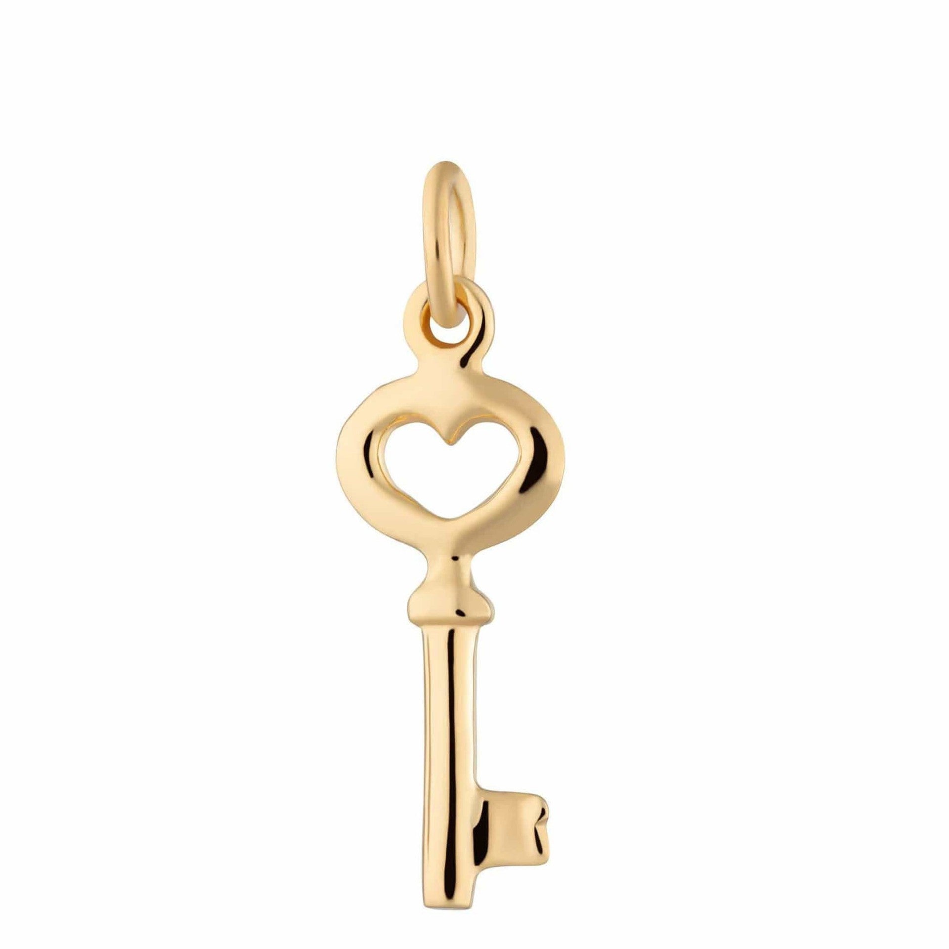 Wholesale Stainless steel 18K gold plated cookie heart necklace