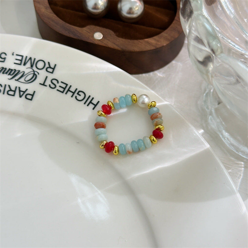 Wholesale Turquoise Beaded Ring