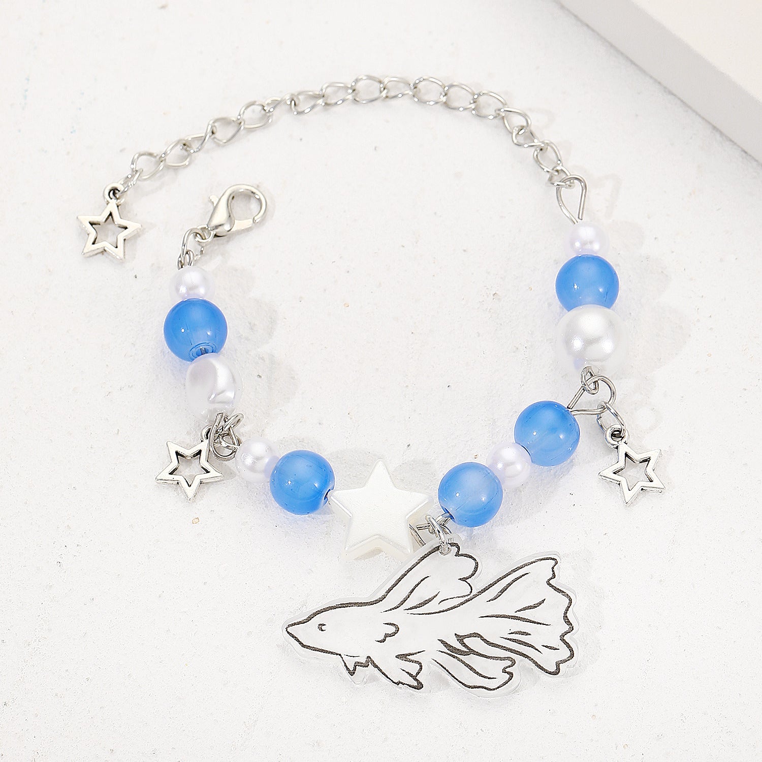 Wholesale Punk Hollow Five Pointed Star Bracelet Heart Shape Bracelet ACC-BT-MY008