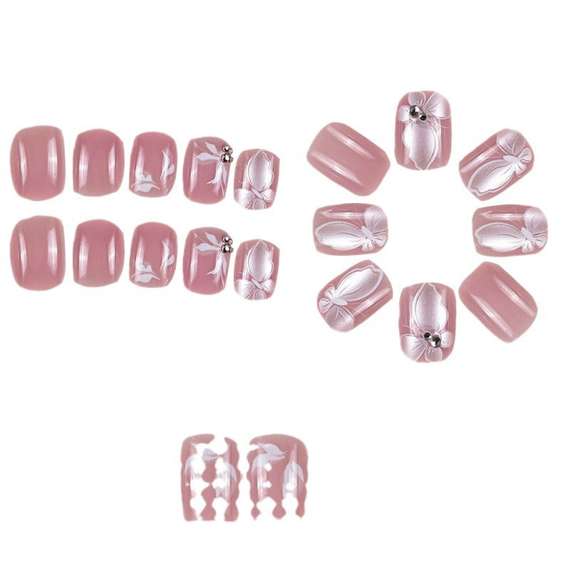 Wholesale Press on Nails Kits Butterfly Plastic Nail Enhancements ACC-NS-MeiSu022