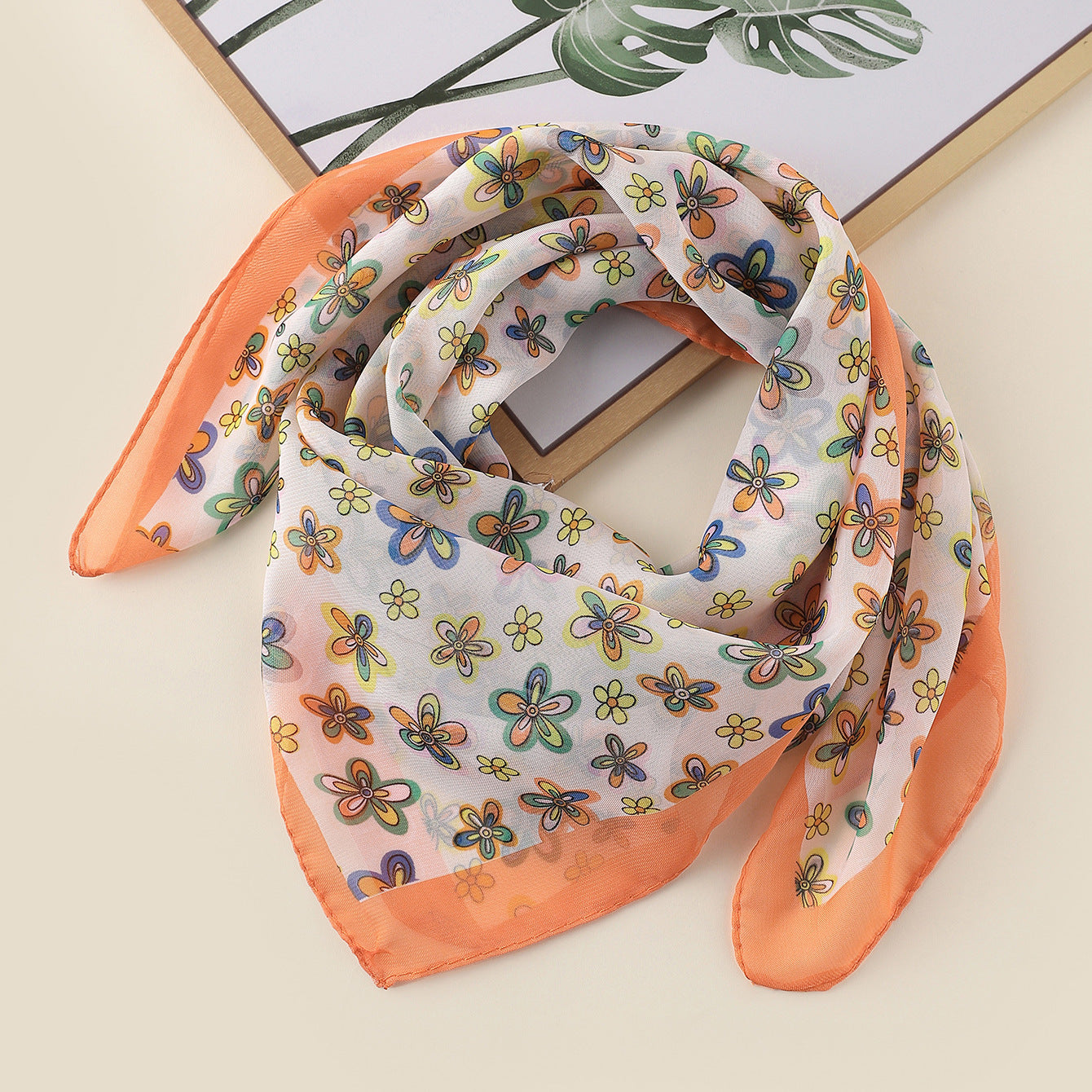 Wholesale Leopard print large square scarf